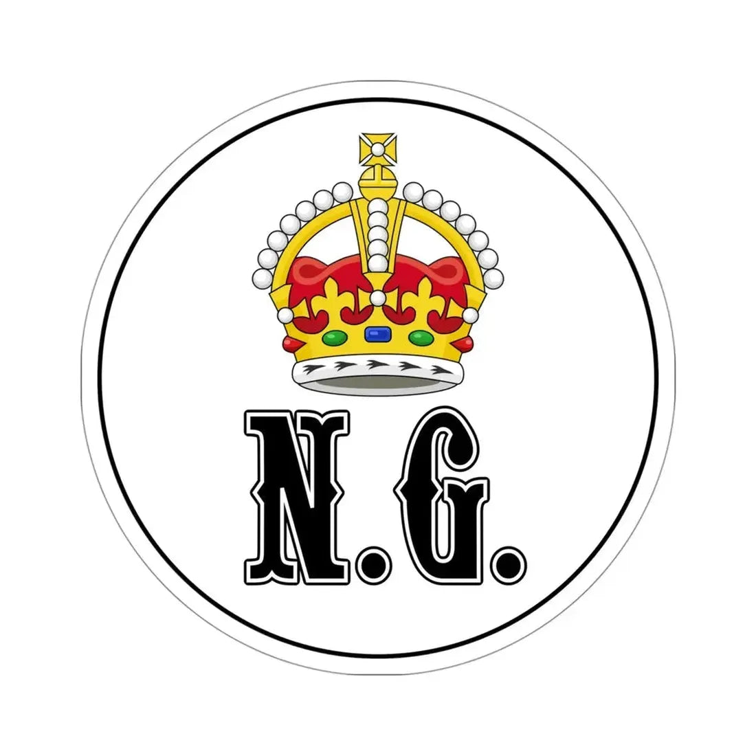 Badge of the New Guinea Protectorate (1884-1888) STICKER Vinyl Die-Cut Decal - The Sticker Space