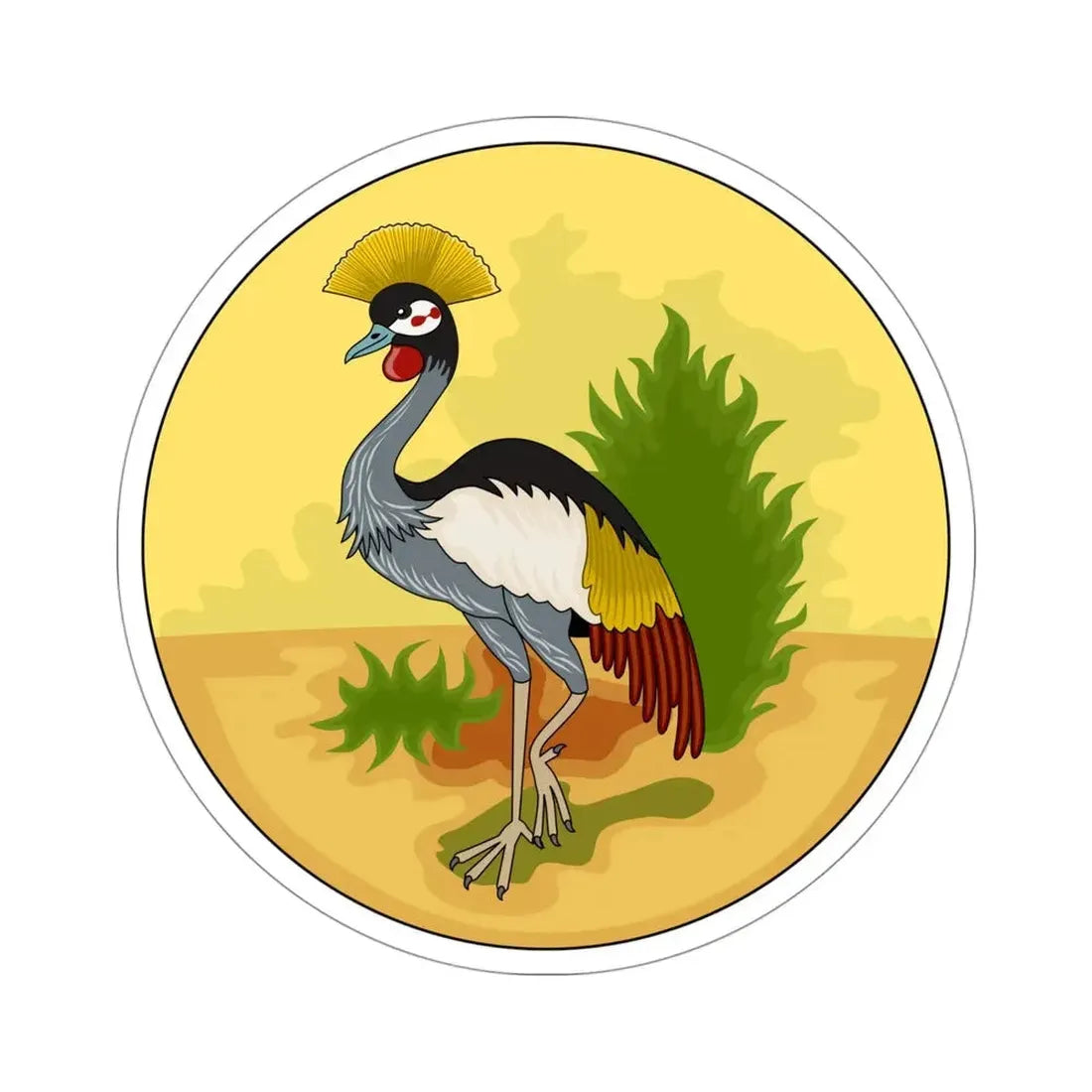 Badge of the Uganda Protectorate STICKER Vinyl Die-Cut Decal - The Sticker Space