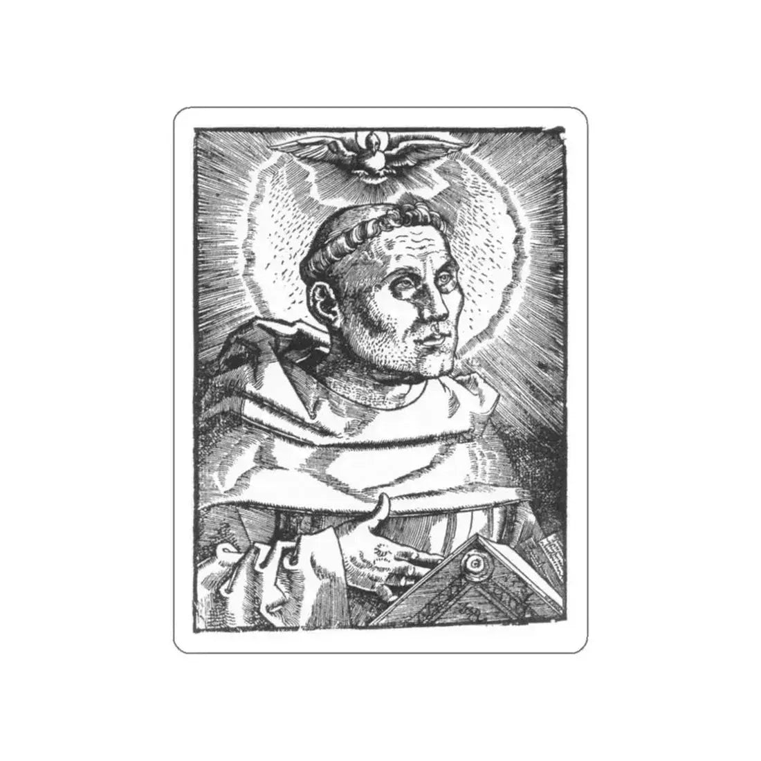 BALDUNG GRIEN, Hans - graphics - Portrait of Martin Luther (Artwork) STICKER Vinyl Die-Cut Decal - The Sticker Space