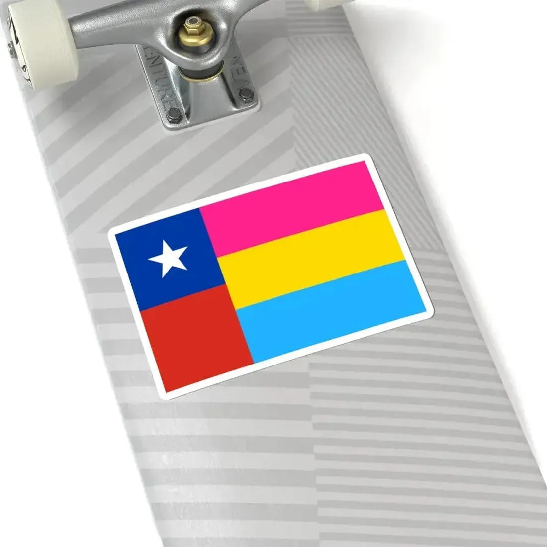 Bandera de Chile Pansexual (Chile) STICKER Vinyl Kiss-Cut Decal - The Sticker Space