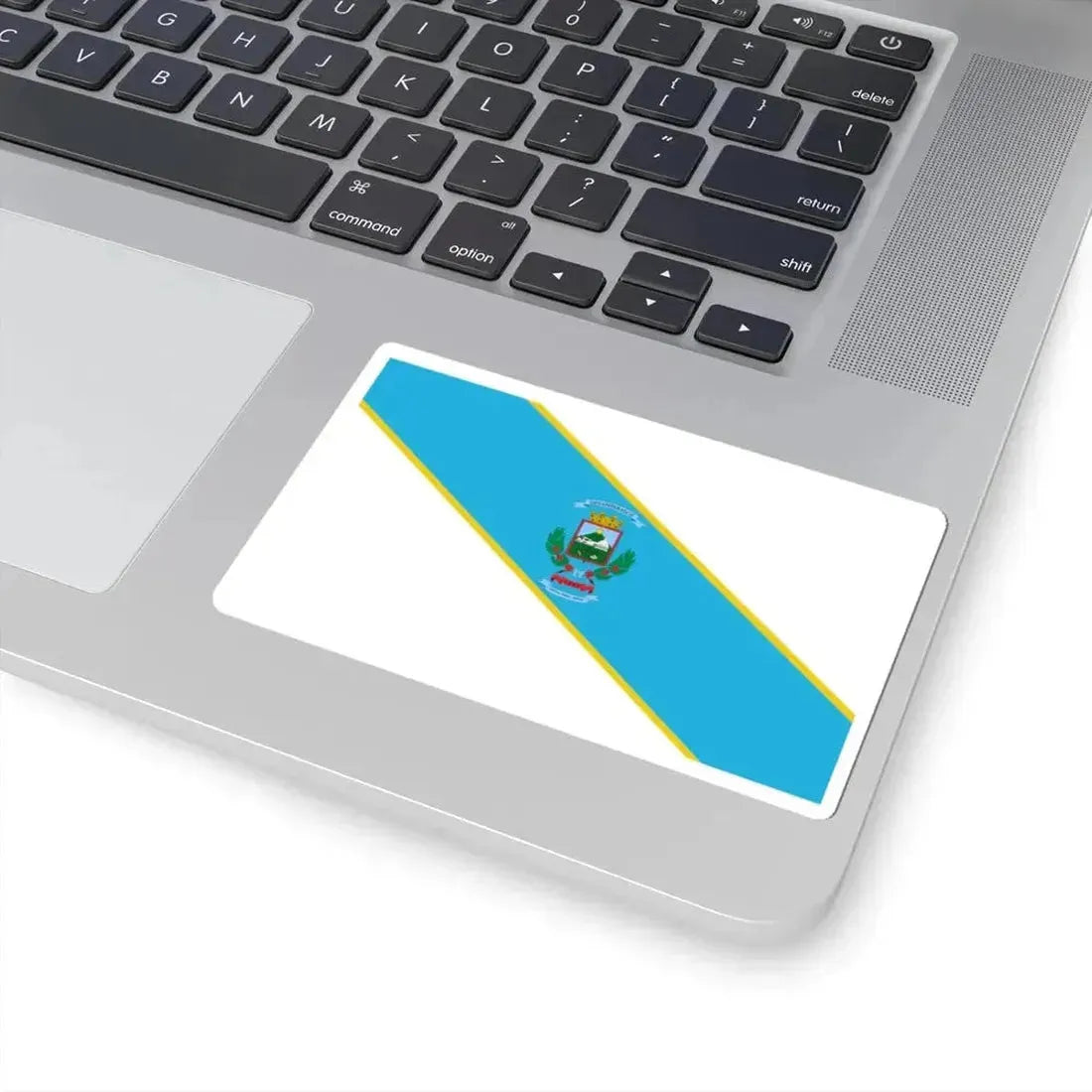 Bandera de Desamparados (Costa Rica) STICKER Vinyl Kiss-Cut Decal - The Sticker Space