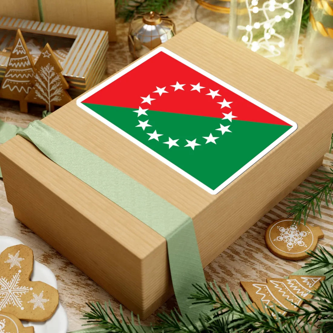 Bandera de la Provincia de Chiriqui (Panama) STICKER Vinyl Kiss-Cut Decal - The Sticker Space