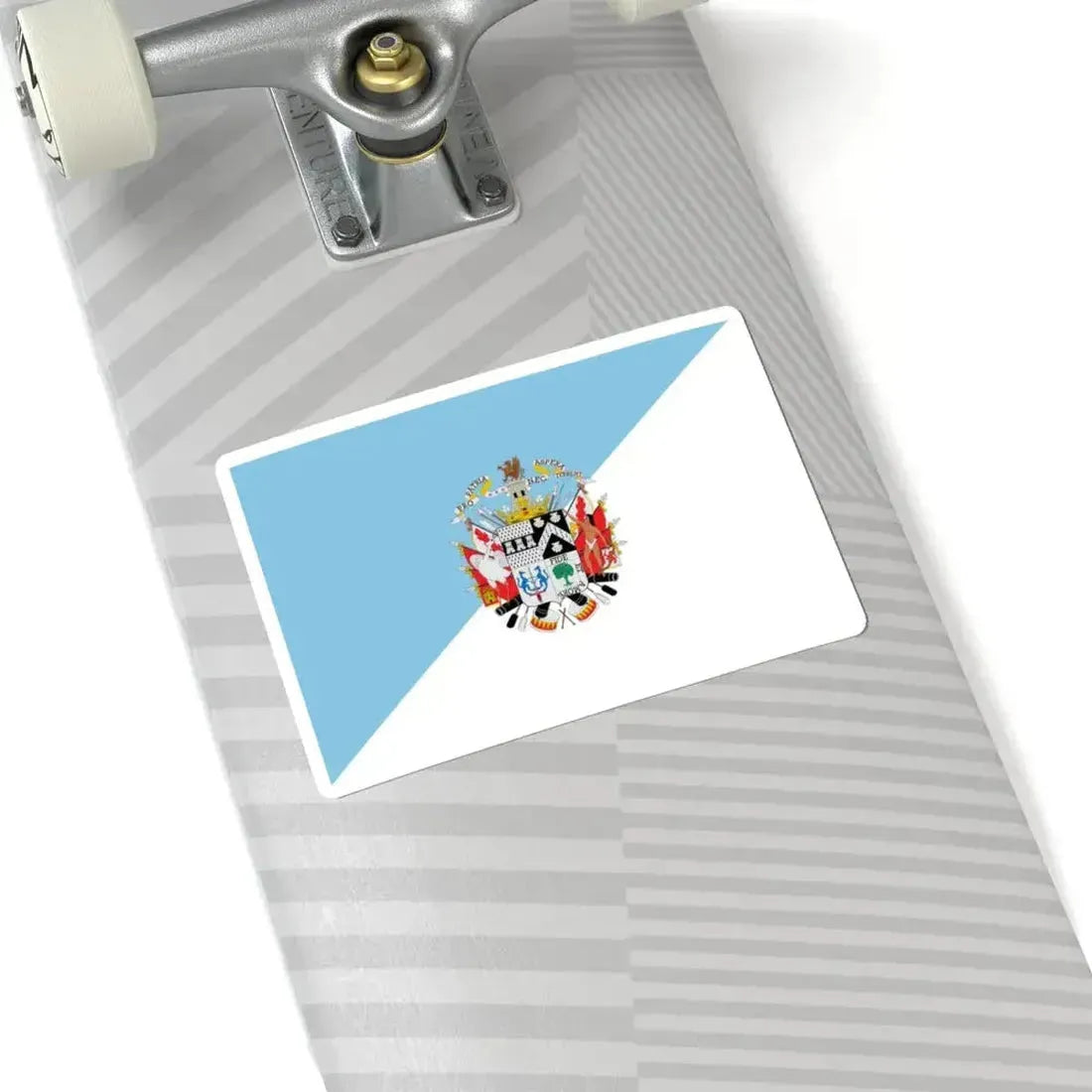 Bandera de Osorno (Chile) STICKER Vinyl Kiss-Cut Decal - The Sticker Space