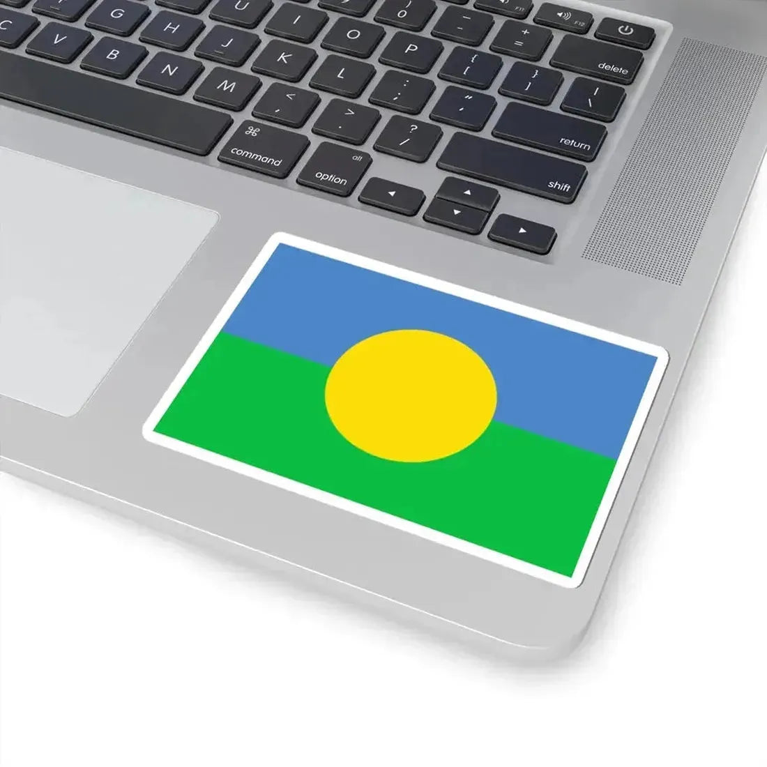 Bandera del pueblo Mbya Guarani de Yyryapu (Argentina) STICKER Vinyl Kiss-Cut Decal - The Sticker Space