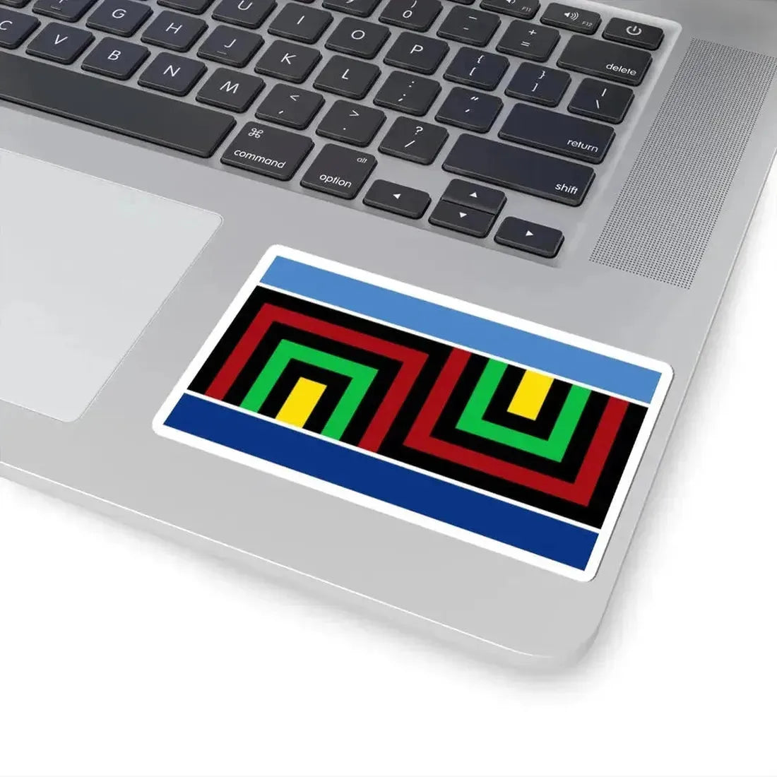 Bandera del pueblo Qom (Argentina) STICKER Vinyl Kiss-Cut Decal - The Sticker Space