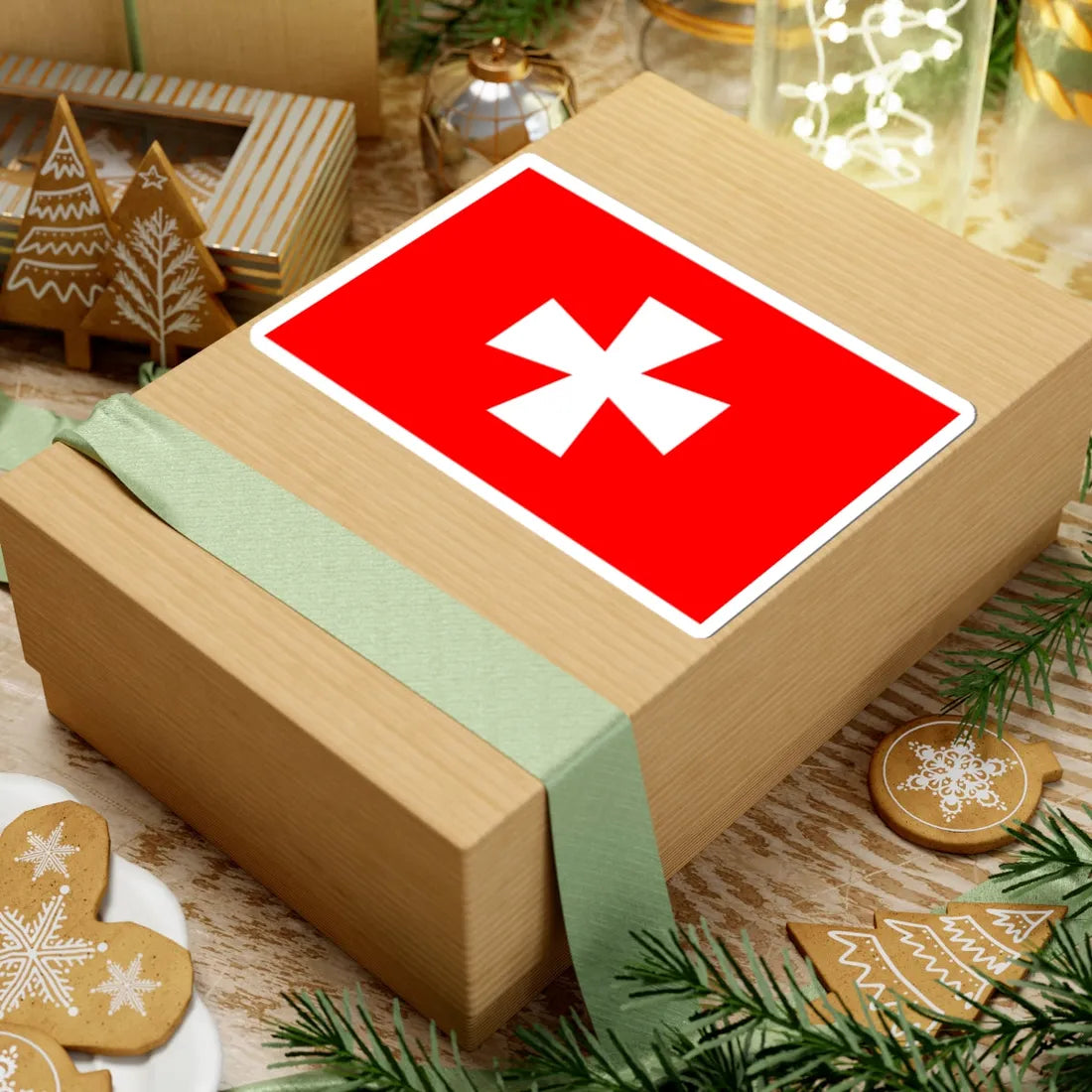 Banner of arms of Rivne Oblast (Ukraine) STICKER Vinyl Kiss-Cut Decal - The Sticker Space