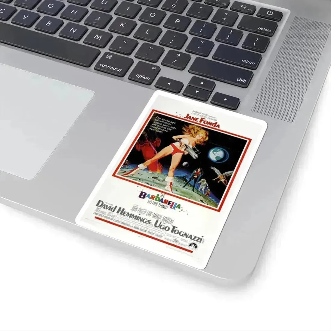 Barbarella 1968 Movie Poster - STICKER Vinyl Kiss-Cut Decal - The Sticker Space