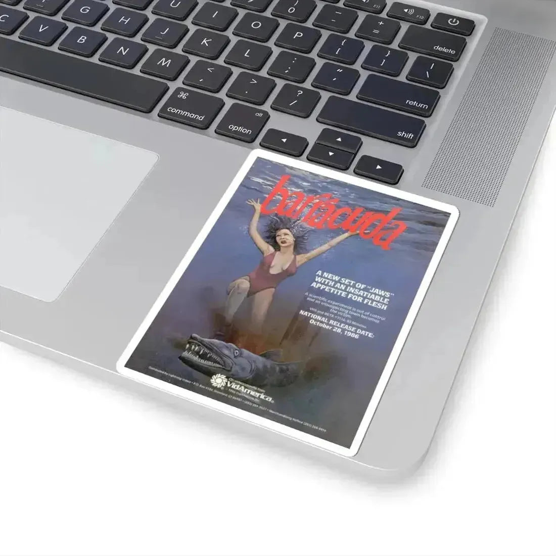 BARRACUDA 1978 Movie Poster - STICKER Vinyl Kiss-Cut Decal - The Sticker Space