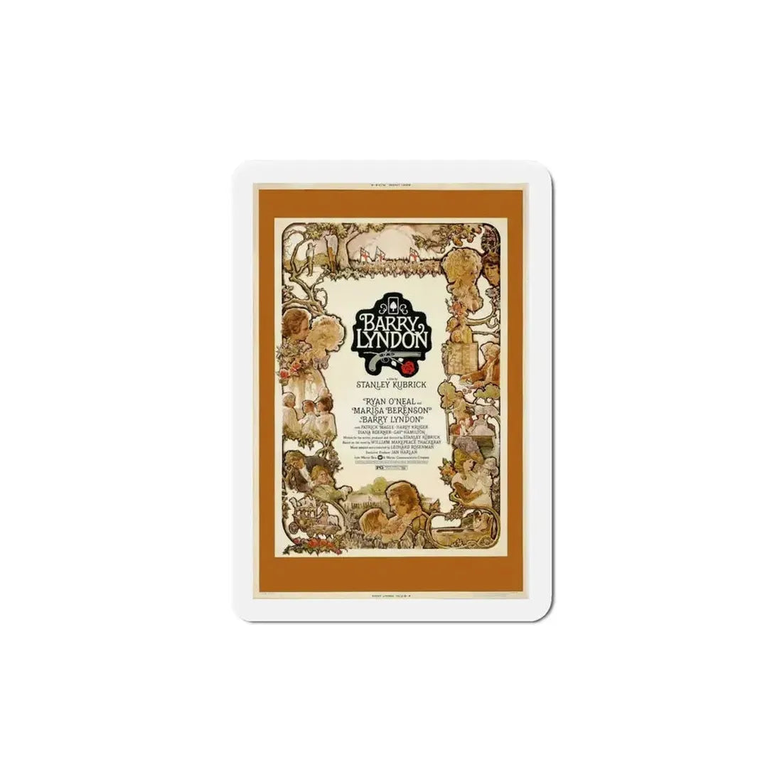 Barry Lyndon 1975 Movie Poster Refrigerator Magnet - The Sticker Space