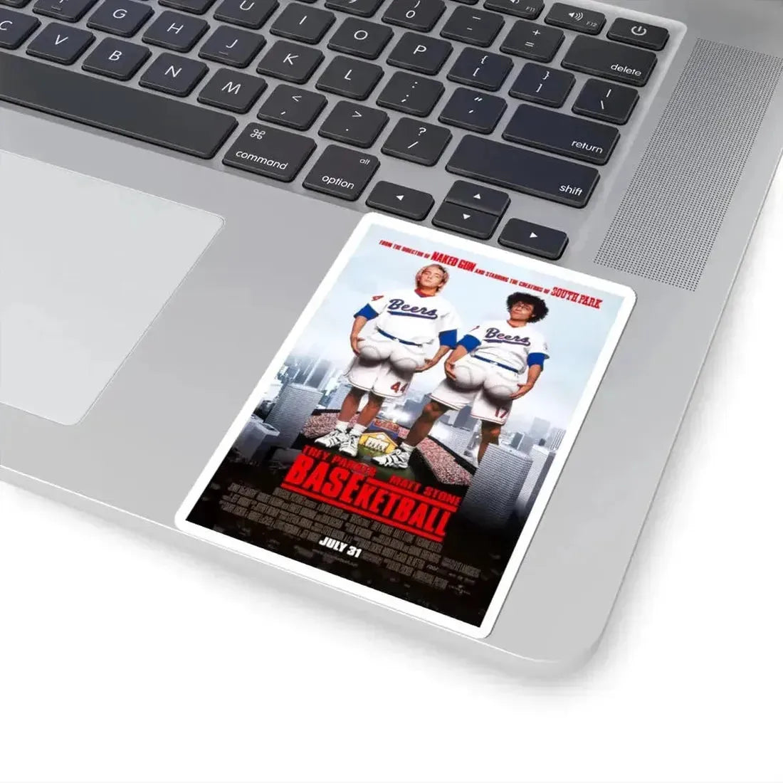 Baseketball 1998 Movie Poster - STICKER Vinyl Kiss-Cut Decal - The Sticker Space