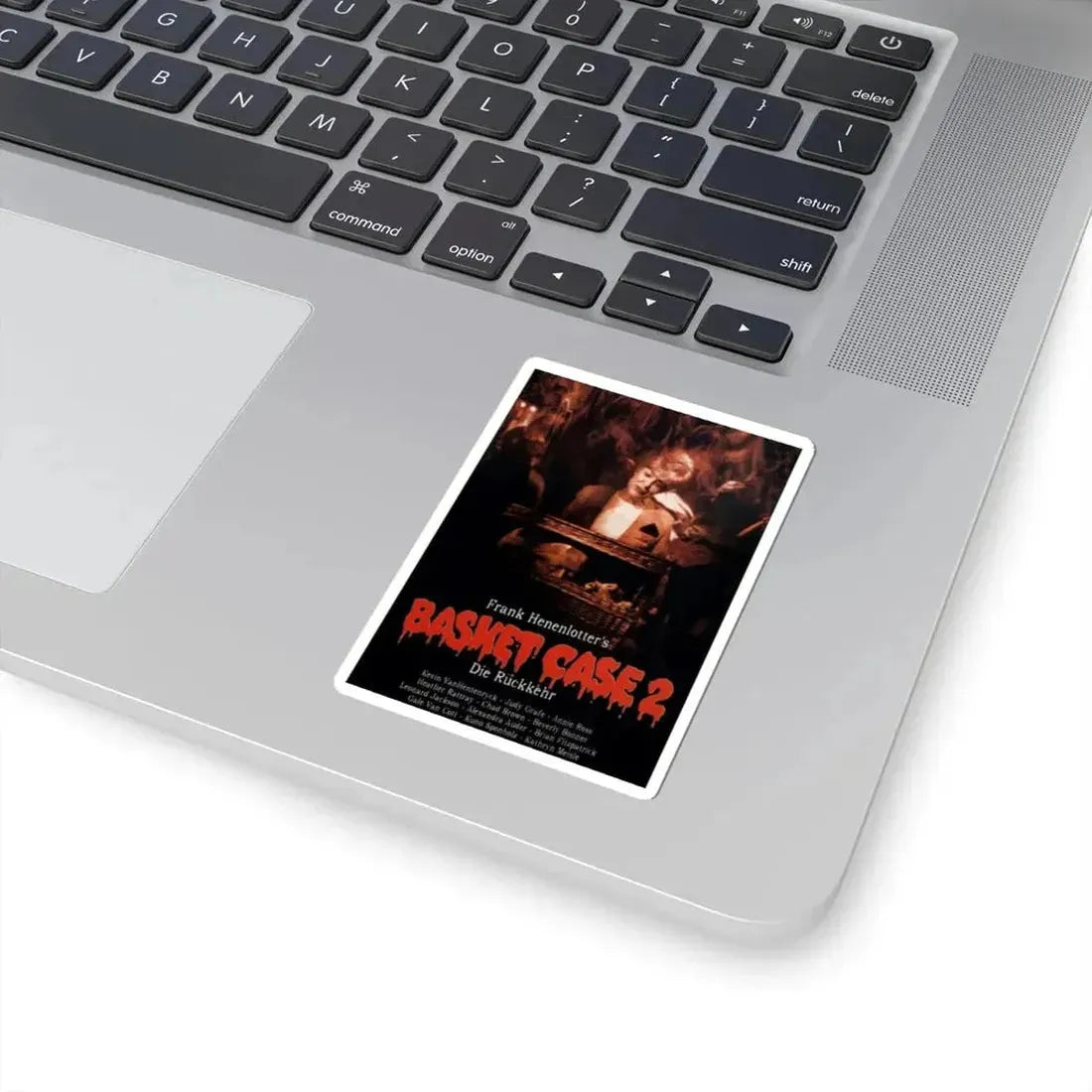 BASKET CASE 2 (GERMAN) 1990 Movie Poster - STICKER Vinyl Kiss-Cut Decal - The Sticker Space