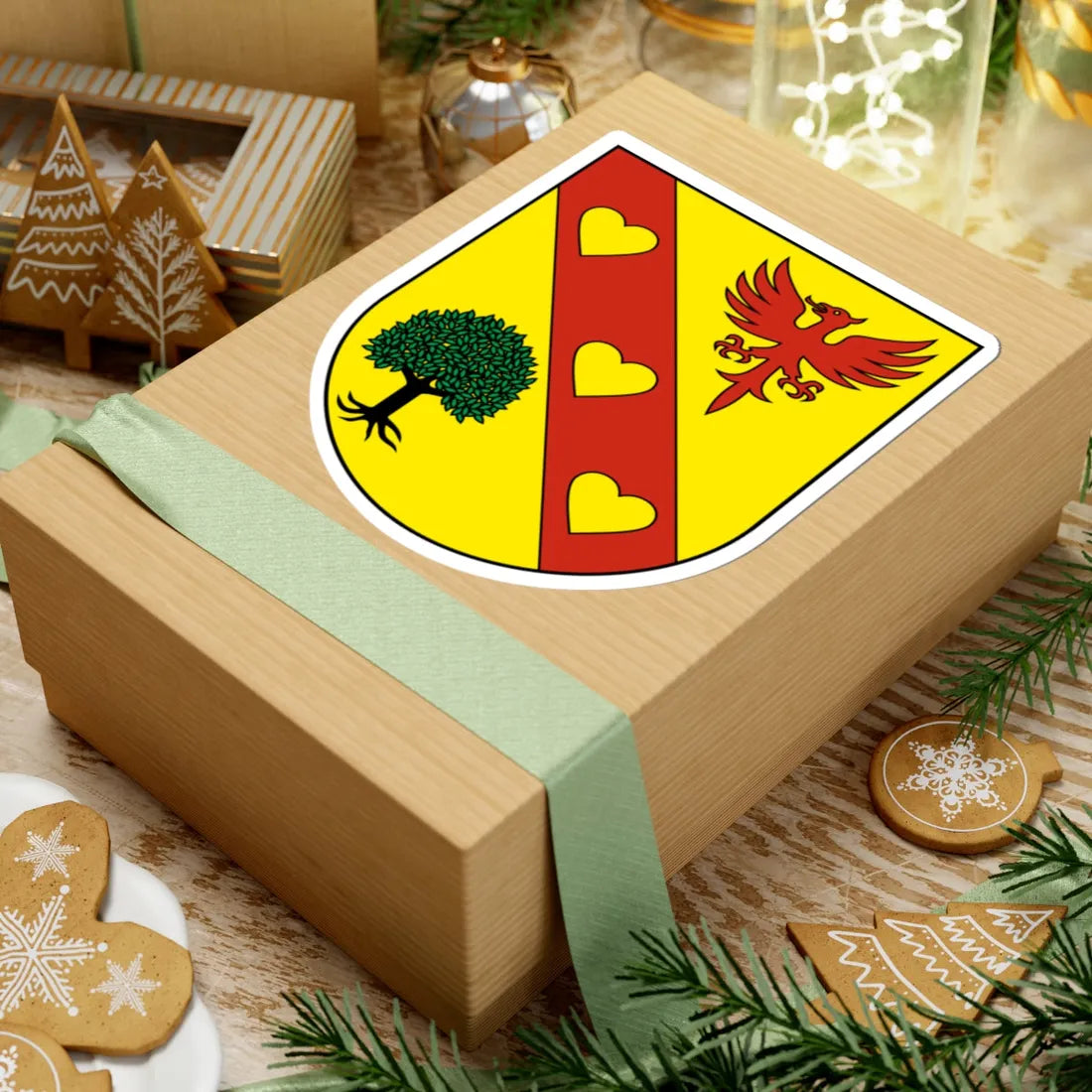 BasseAllaine-blazon (Switzerland) (Coat of Arms) STICKER Vinyl Kiss-Cut Decal - The Sticker Space