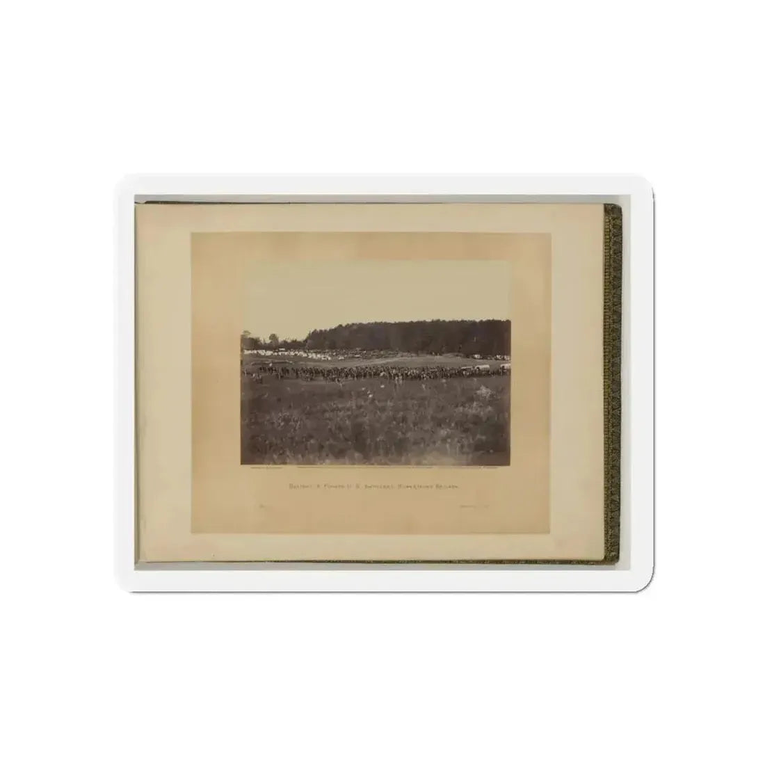 Battery A, Fourth U.S. Artillery, Robertson's Brigade (U.S. Civil War) Refrigerator Magnet - The Sticker Space