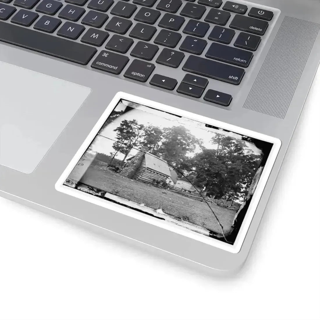 Battlefield of Cedar Mountain House Riddled With Cannon Balls in Which Gen. Winder Was Killed (U.S. Civil War) STICKER Vinyl Kiss-Cut Decal - The Sticker Space