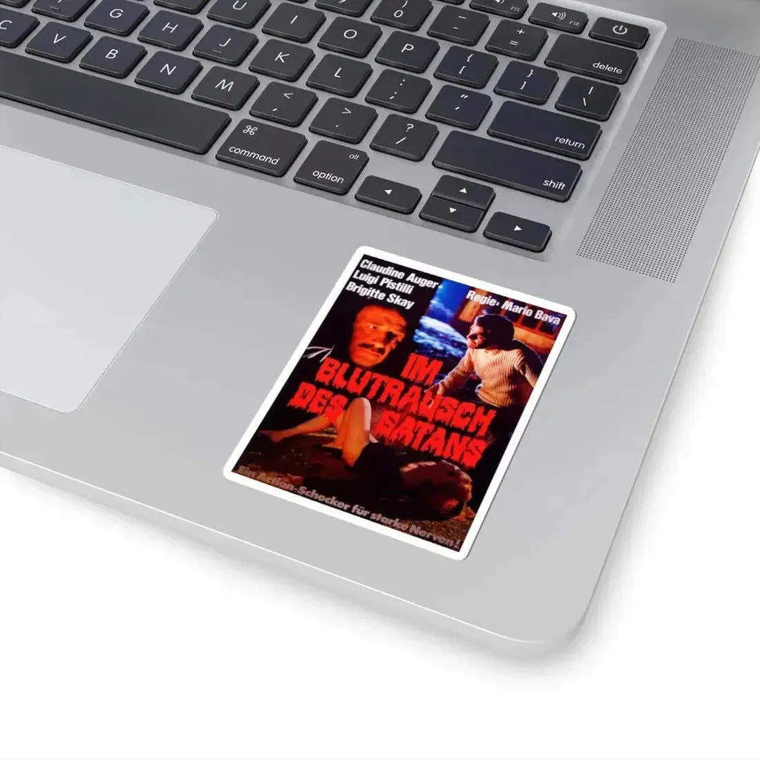 BAY OF BLOOD (GERMAN) 1971 Movie Poster - STICKER Vinyl Kiss-Cut Decal - The Sticker Space