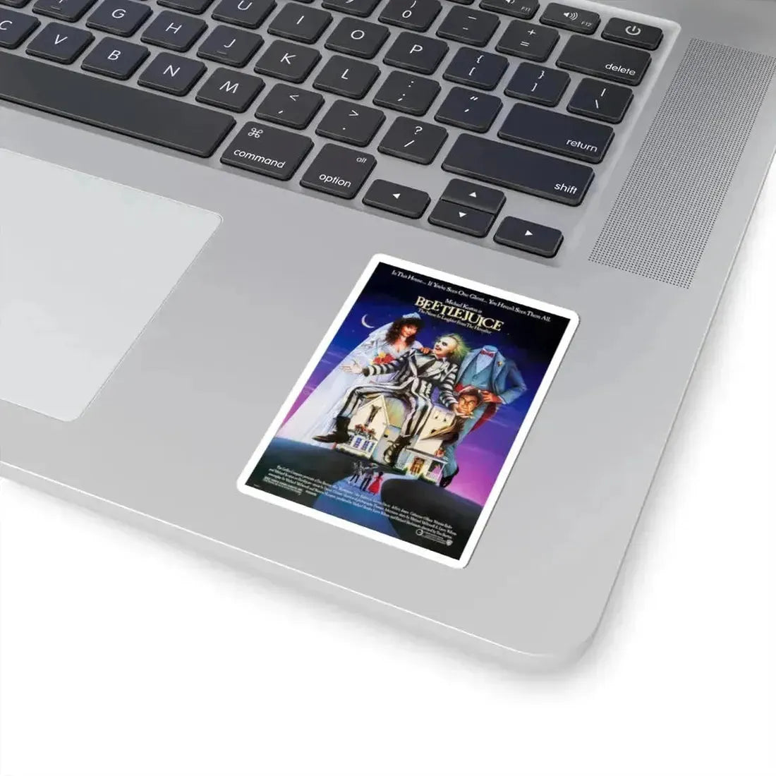 Beetlejuice 1988 Movie Poster - STICKER Vinyl Kiss-Cut Decal - The Sticker Space