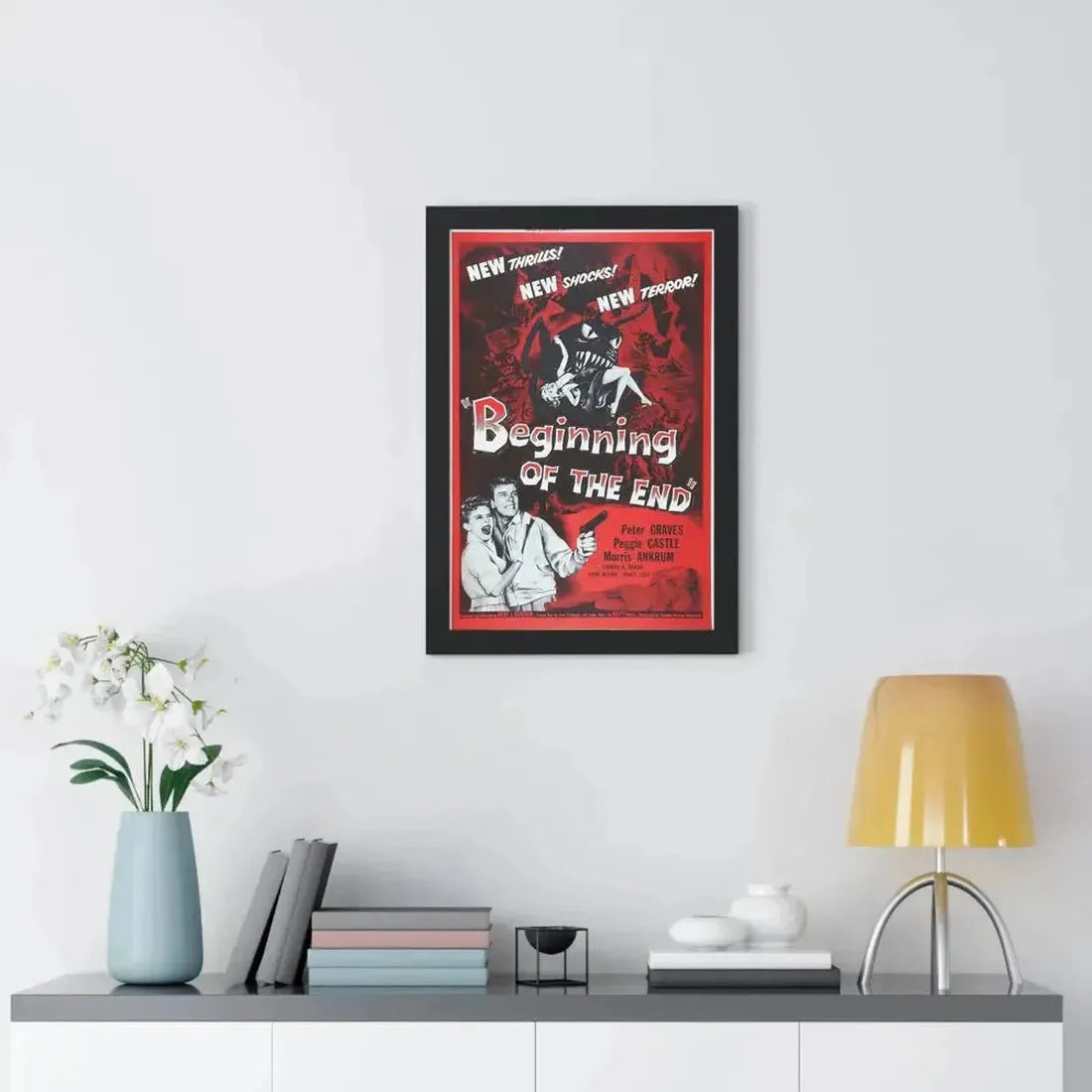 BEGINNING OF THE END 1957 - Framed Movie Poster - The Sticker Space