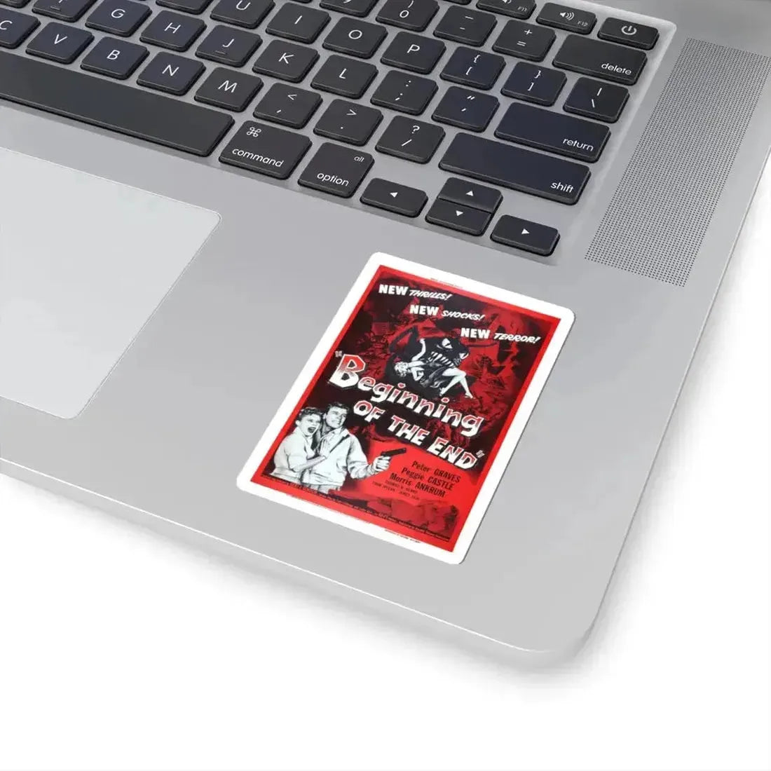 BEGINNING OF THE END 1957 Movie Poster - STICKER Vinyl Kiss-Cut Decal - The Sticker Space