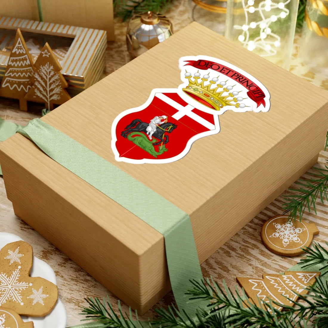 Bene Vagienna-Stemma (Italy) (Coat of Arms) STICKER Vinyl Kiss-Cut Decal - The Sticker Space