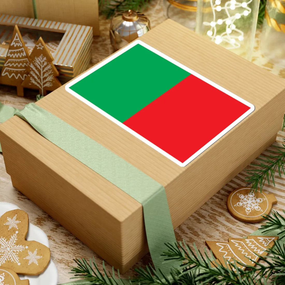 Berdychivsky Flag 2008 (Ukraine) STICKER Vinyl Kiss-Cut Decal - The Sticker Space