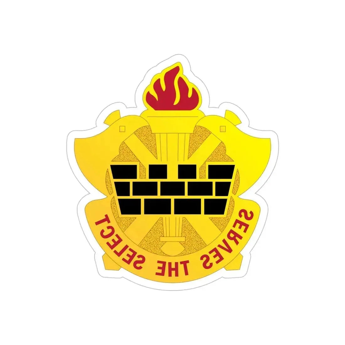 Berlin Brigade (U.S. Army) REVERSE PRINT Transparent Die-Cut STICKER - The Sticker Space