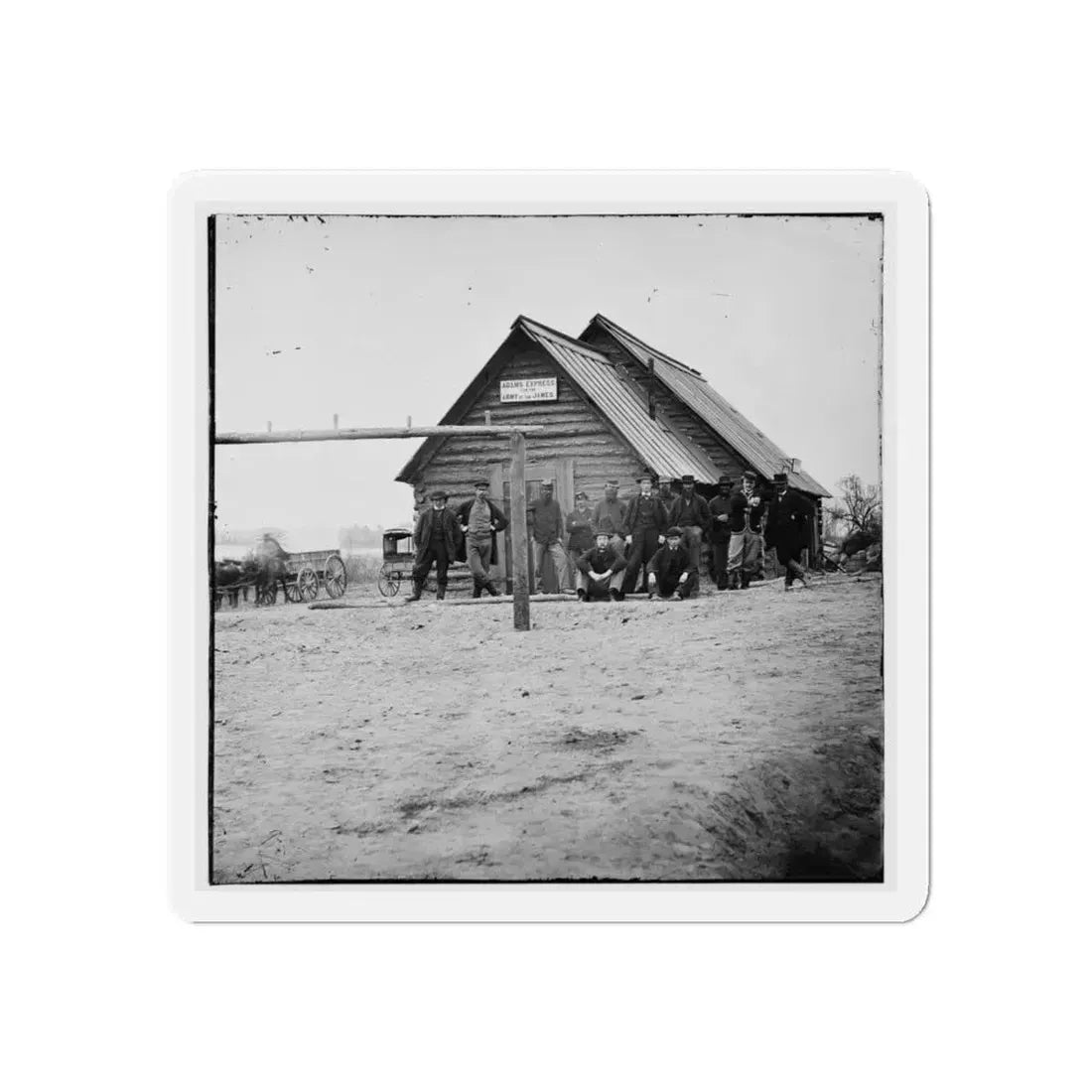 Bermuda Hundred, Va. Adams Express Office, Army Of The James (U.S. Civil War) Refrigerator Magnet - The Sticker Space