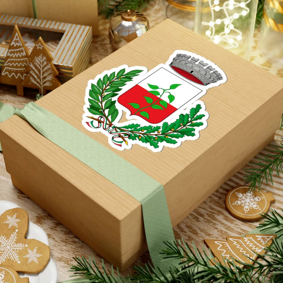 Bernareggio-Stemma (Italy) (Coat of Arms) STICKER Vinyl Kiss-Cut Decal - The Sticker Space