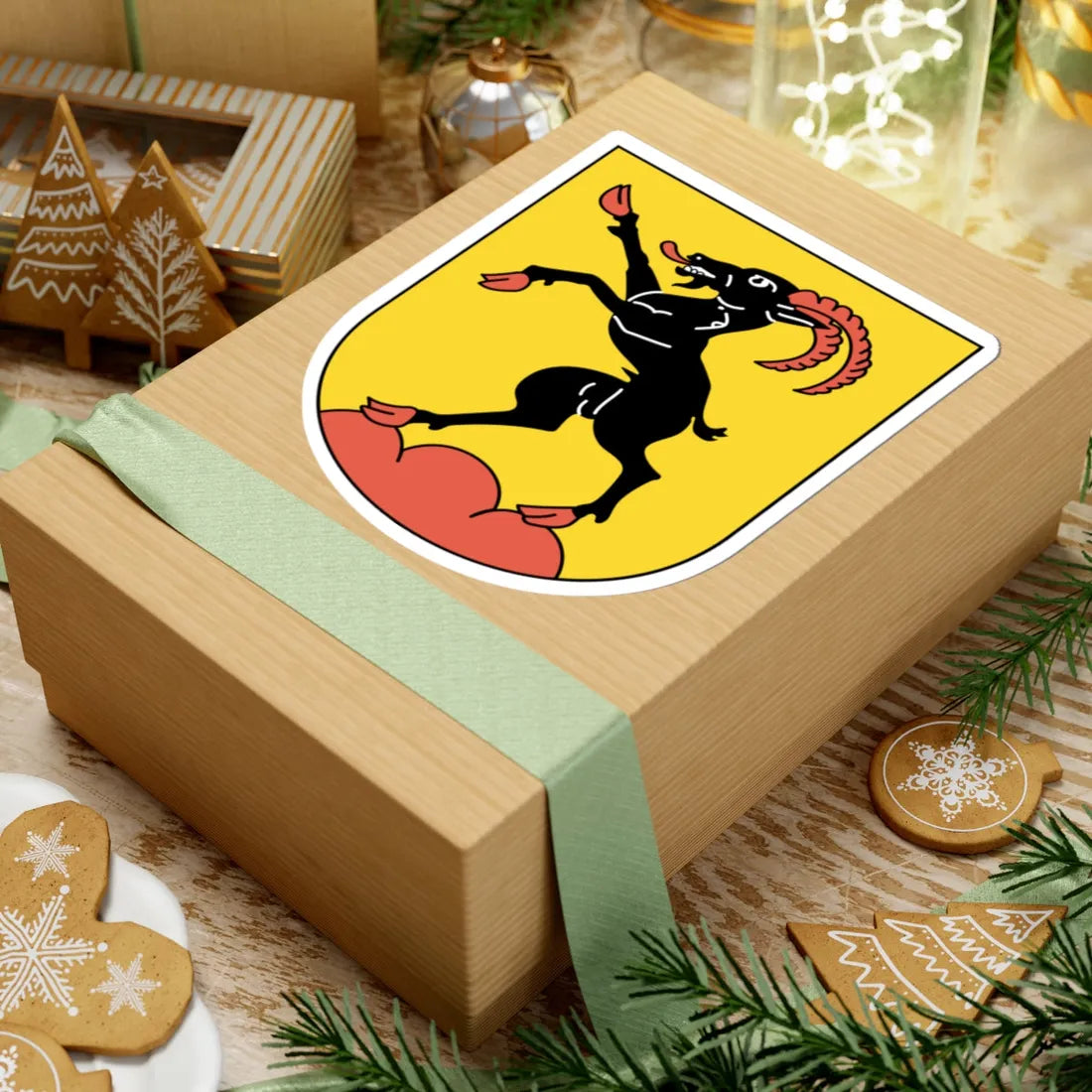 Bernegg coat of arms (Switzerland) (Coat of Arms) STICKER Vinyl Kiss-Cut Decal - The Sticker Space