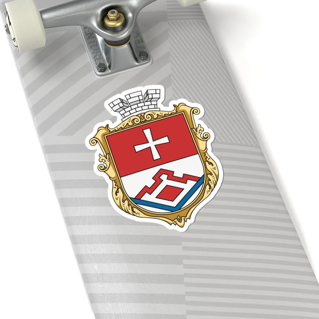 Bershad coat of arms UHT (Ukraine) (Coat of Arms) STICKER Vinyl Kiss-Cut Decal - The Sticker Space