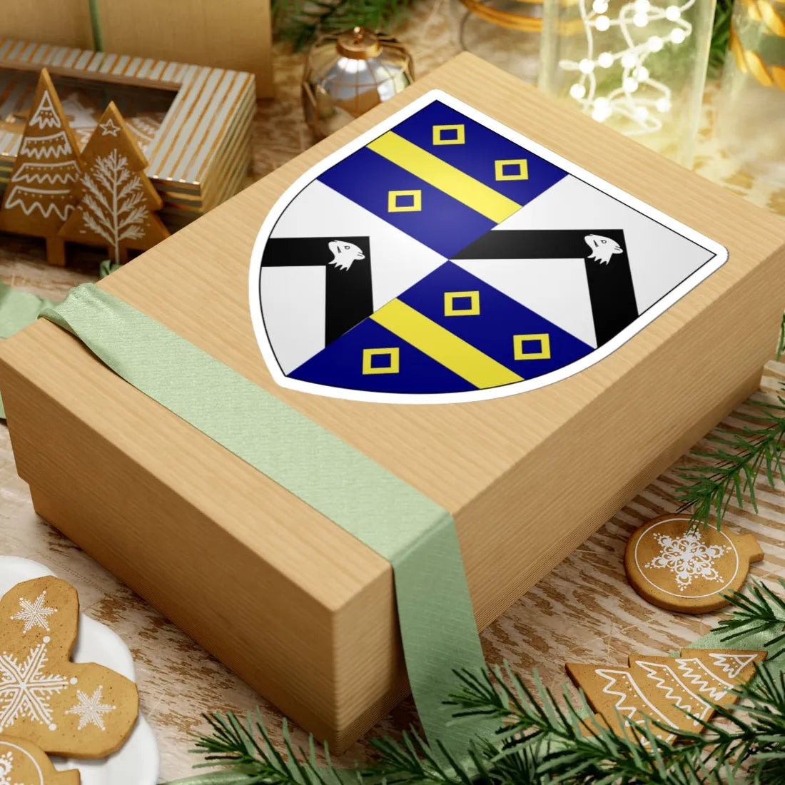 Bethune of Balfour arms (Scotland) (Coat of Arms) STICKER Vinyl Kiss-Cut Decal - The Sticker Space