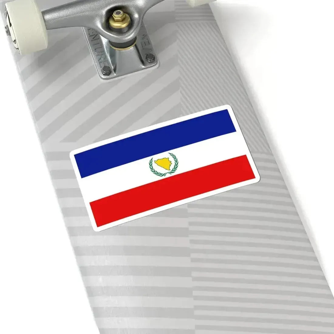 BH Fourth Alternative Flag of Second Proposal (Bosnia and Herzegovina) STICKER Vinyl Kiss-Cut Decal - The Sticker Space