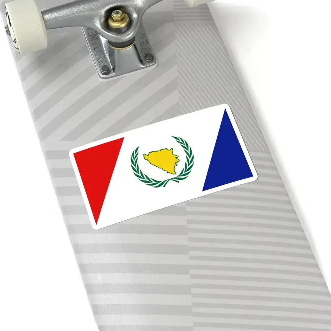 BH Third Alternative Flag of Second Proposal (Bosnia and Herzegovina) STICKER Vinyl Kiss-Cut Decal - The Sticker Space