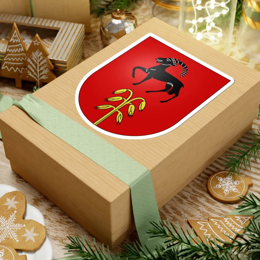 Bidogno-coat of arms (Switzerland) (Coat of Arms) STICKER Vinyl Kiss-Cut Decal - The Sticker Space