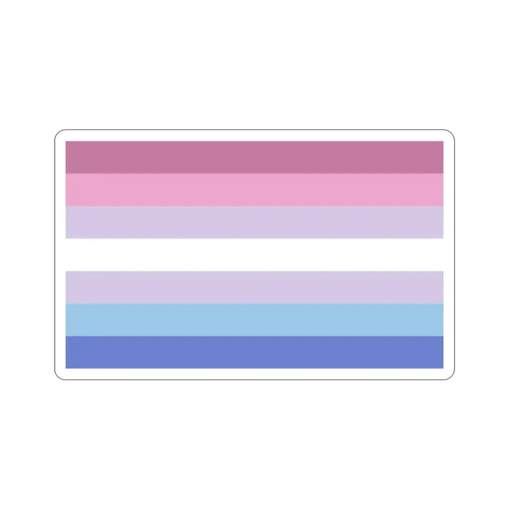Bigender Pride Flag STICKER Vinyl Die-Cut Decal 2 Inch - The Sticker Space