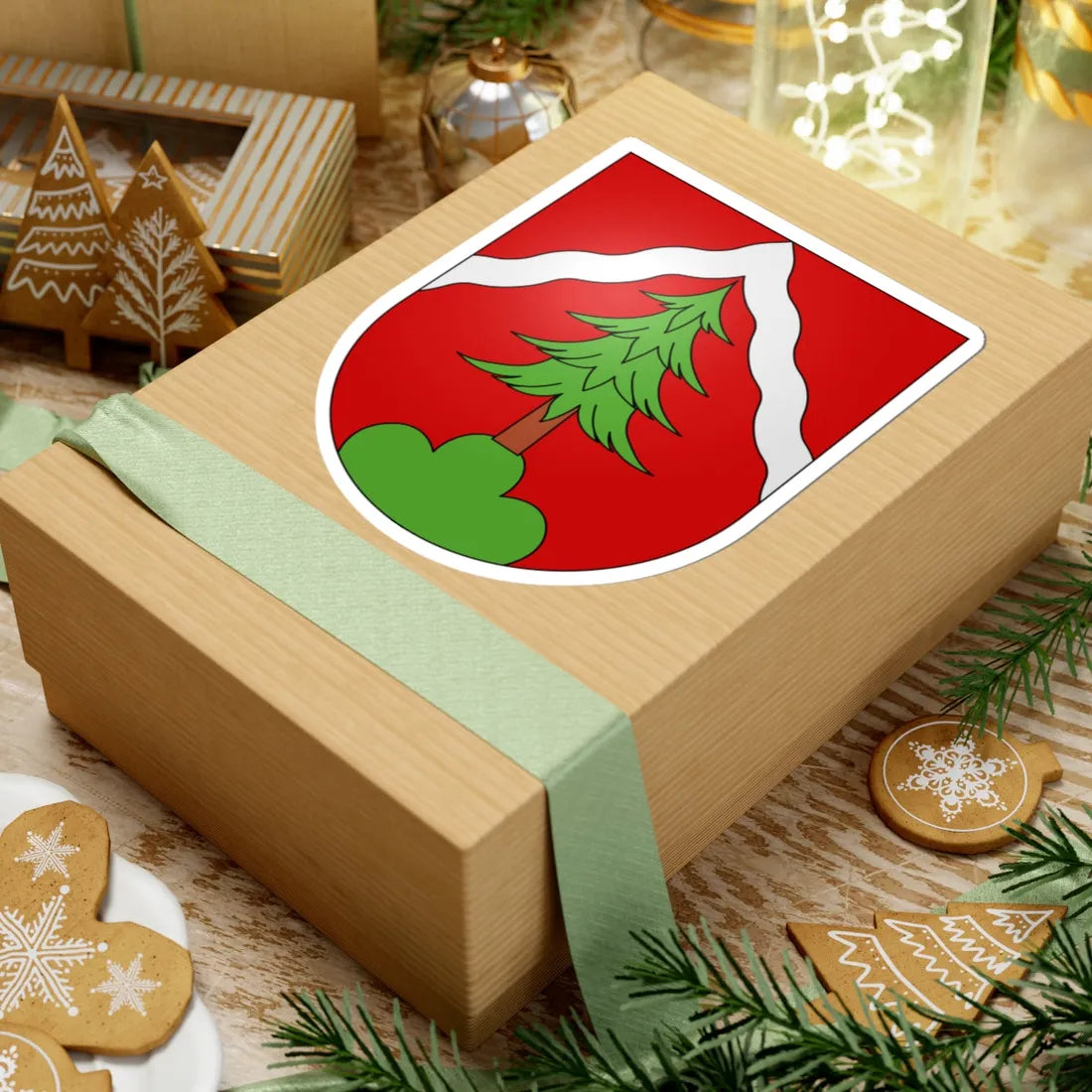 Bignasco-coat of arms (Switzerland) (Coat of Arms) STICKER Vinyl Kiss-Cut Decal - The Sticker Space