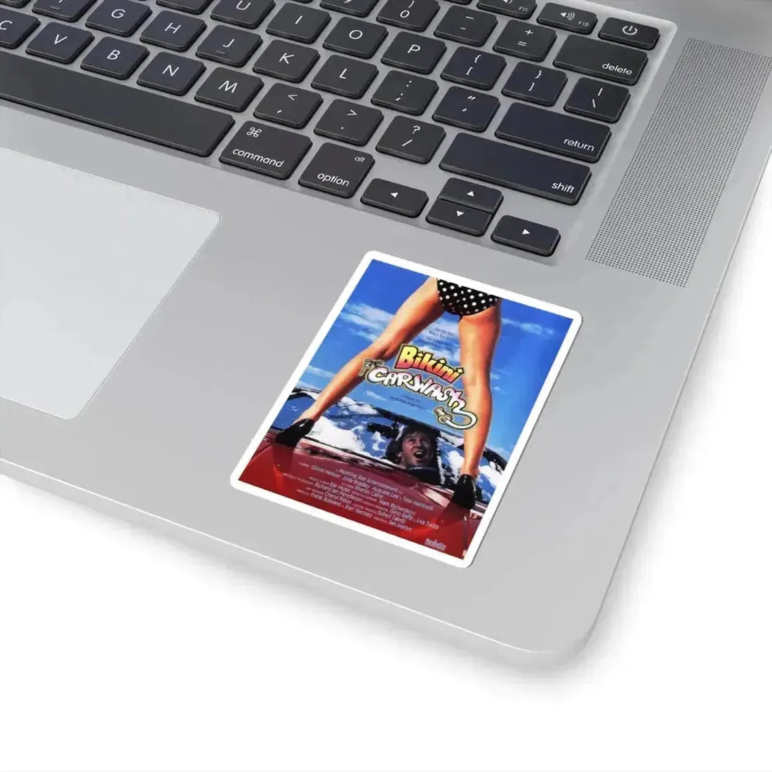 BIKINI CARWASH 1992 Movie Poster - STICKER Vinyl Kiss-Cut Decal - The Sticker Space