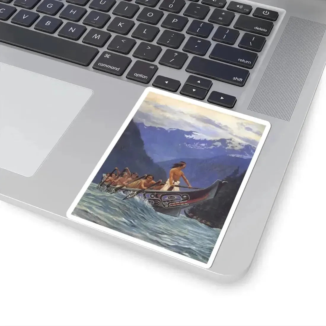 Bill Holm - Kwakiutl Canoes (Native Americans in Art) STICKER Vinyl Kiss-Cut Decal - The Sticker Space