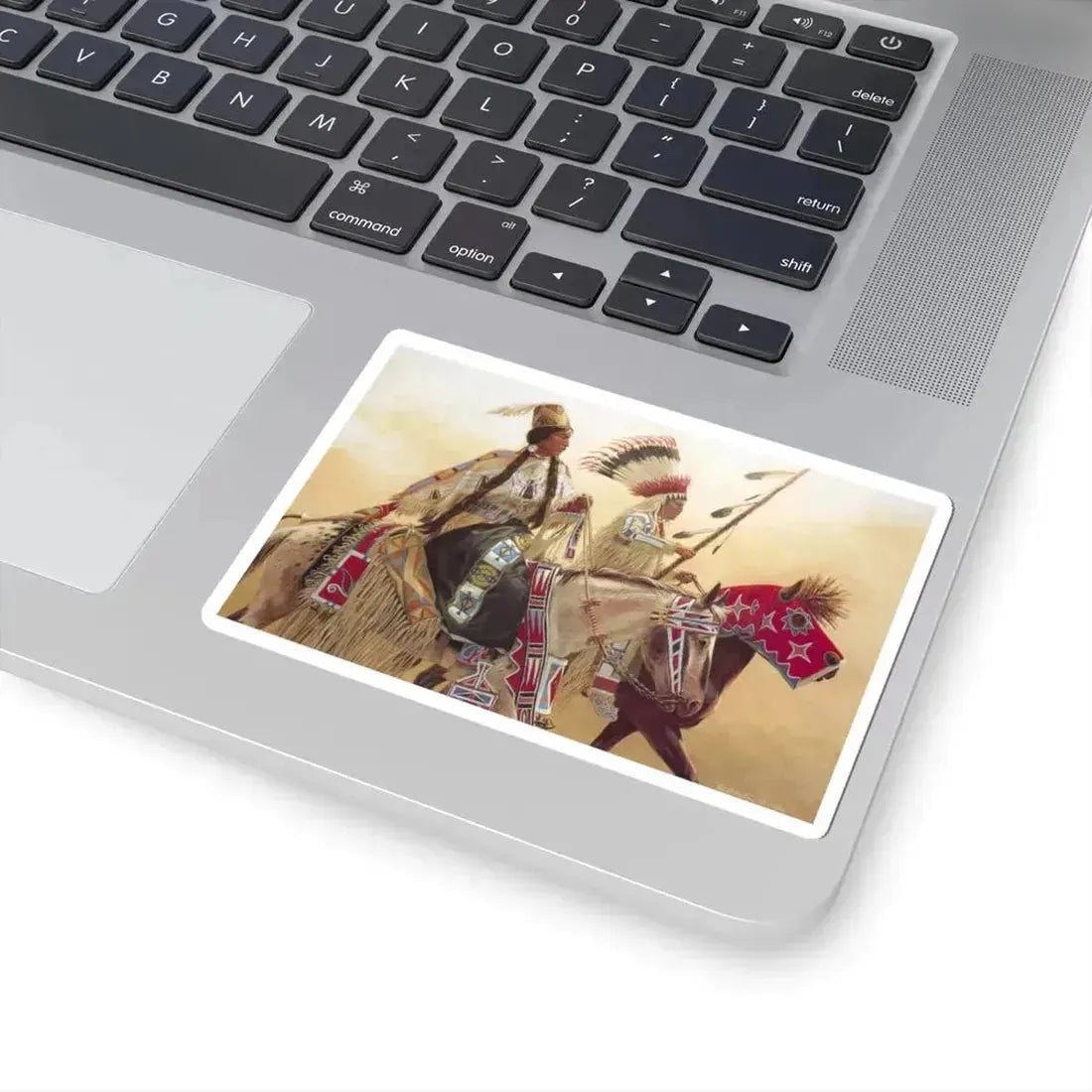 Bill Holm - Parade (Native Americans in Art) STICKER Vinyl Kiss-Cut Decal - The Sticker Space