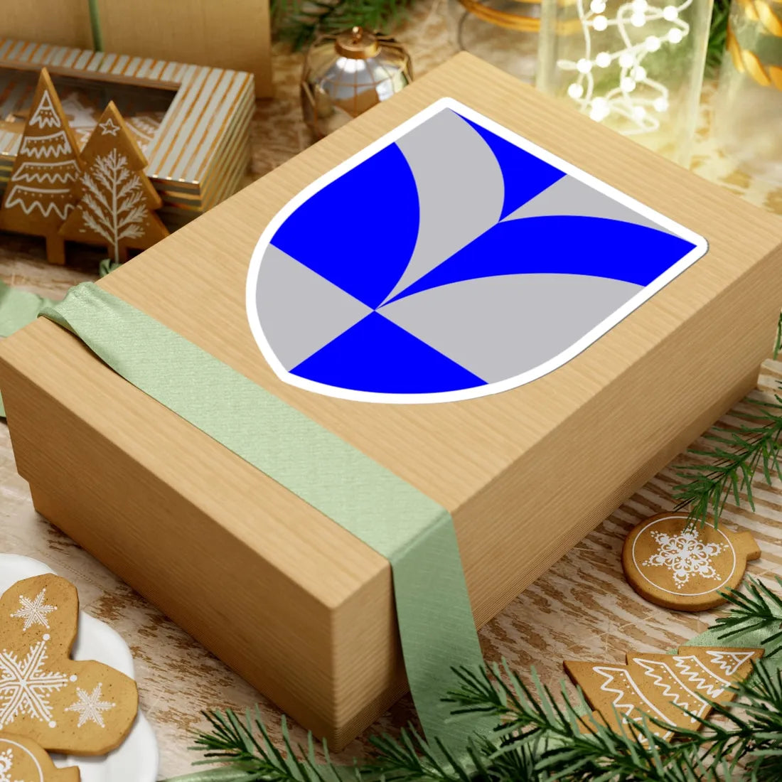 Billund Kommune coa (Denmark) (Coat of Arms) STICKER Vinyl Kiss-Cut Decal - The Sticker Space