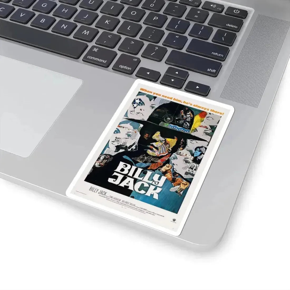 Billy Jack 1973 Movie Poster - STICKER Vinyl Kiss-Cut Decal - The Sticker Space