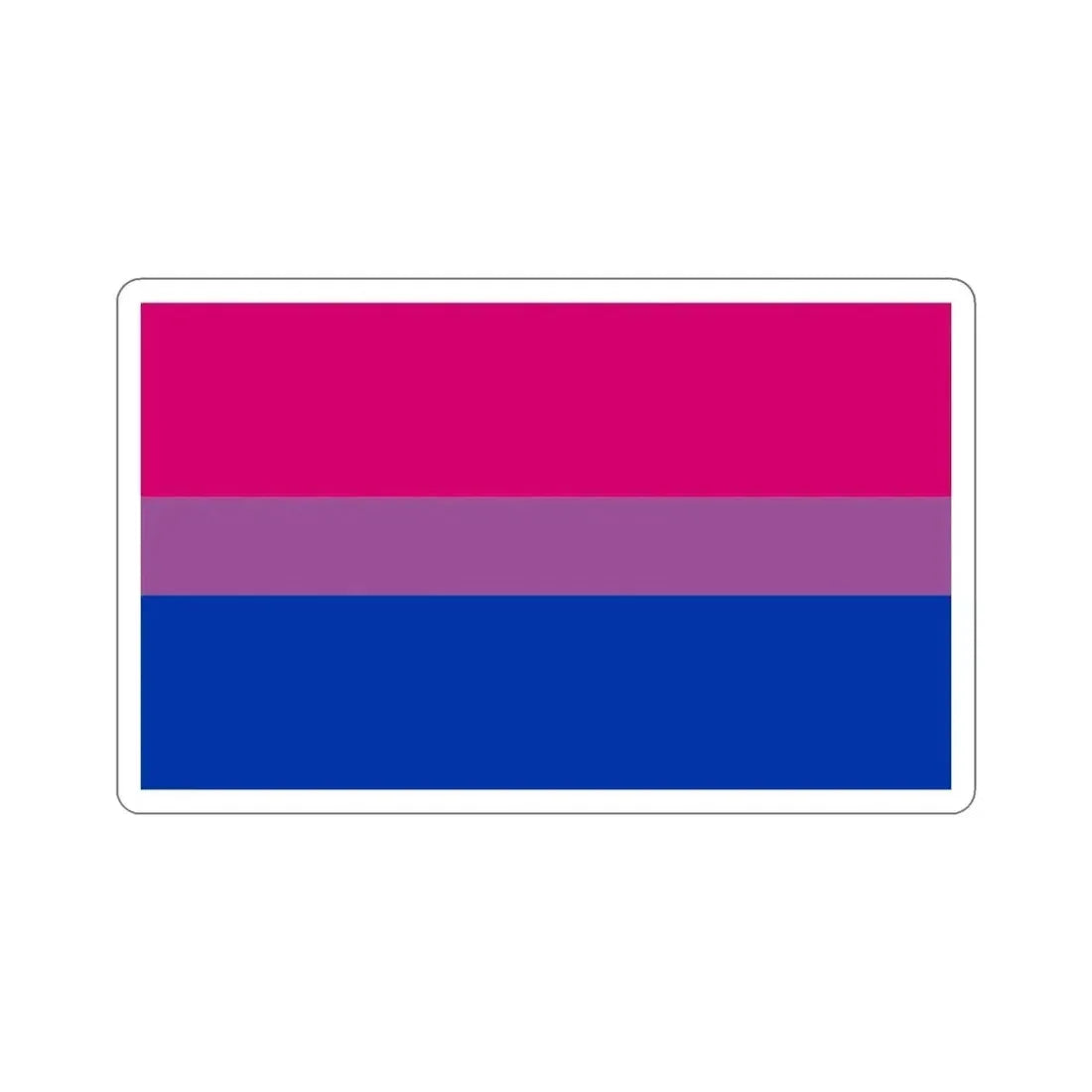 Bisexual Pride Flag STICKER Vinyl Die-Cut Decal - The Sticker Space