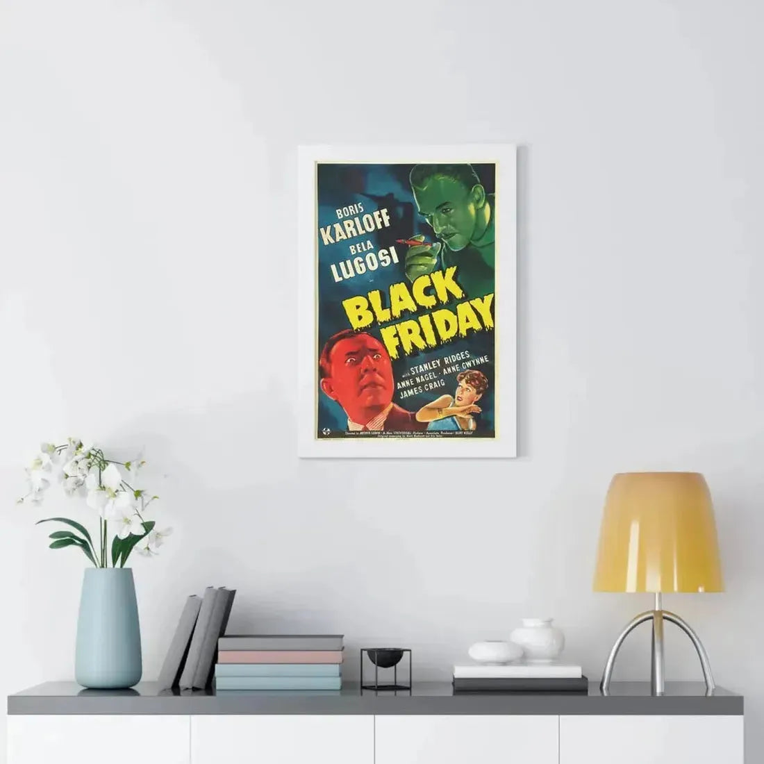 BLACK FRIDAY 1940 - Framed Movie Poster - The Sticker Space