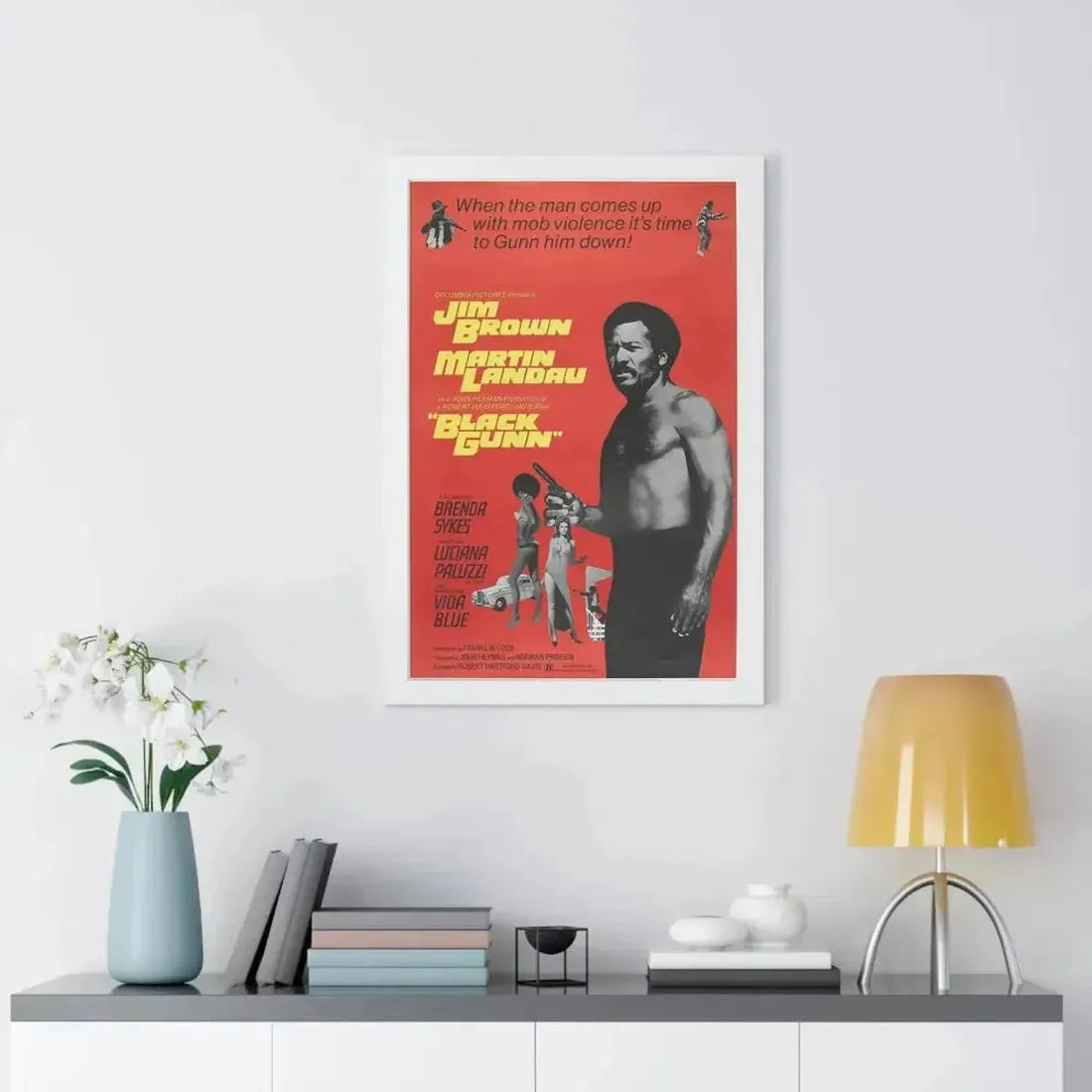 BLACK GUNN (2) 1972 - Framed Movie Poster - The Sticker Space