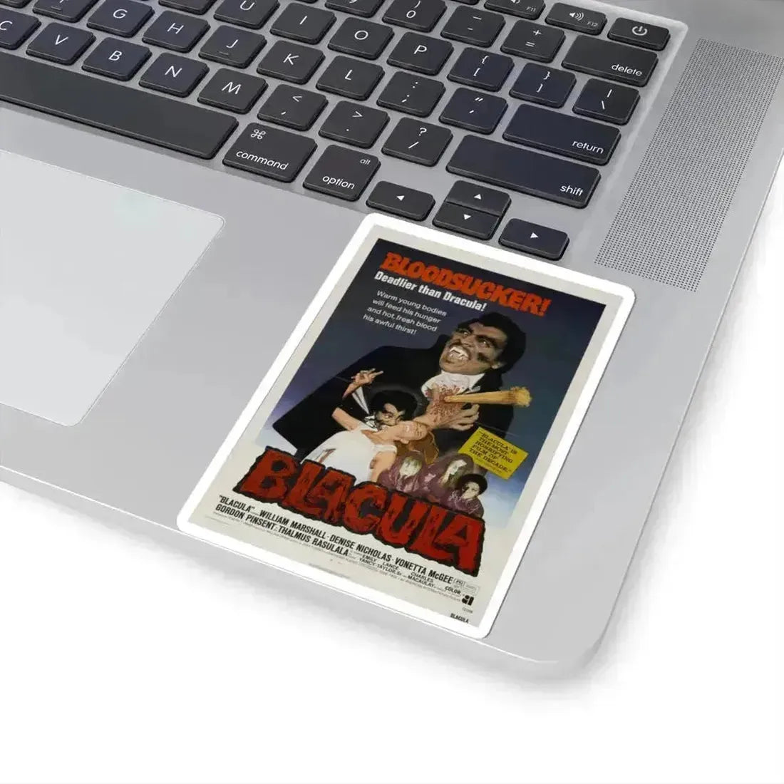 Blacula 1972 Movie Poster - STICKER Vinyl Kiss-Cut Decal - The Sticker Space
