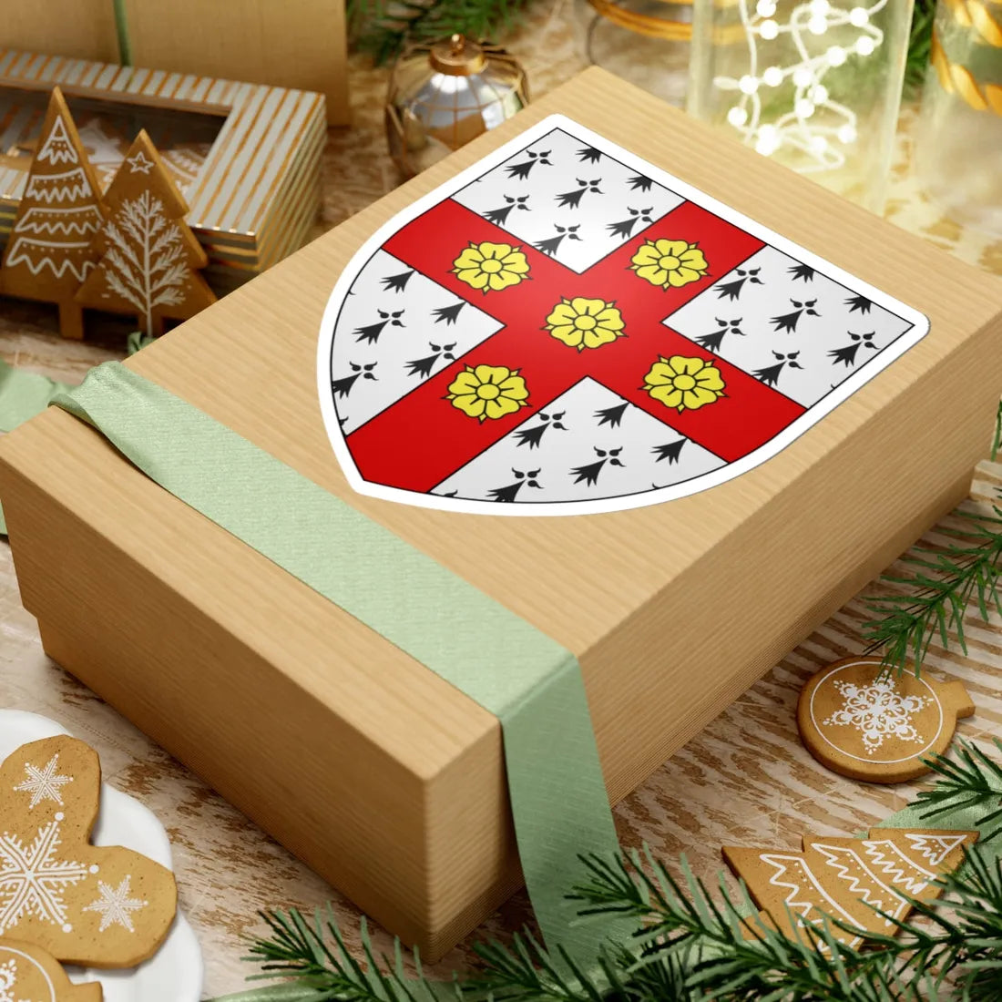 Blason Aniche 59 (France) (Coat of Arms) STICKER Vinyl Kiss-Cut Decal - The Sticker Space