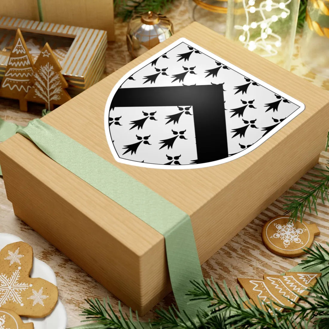 Blason Armbouts-Cappel 59 (France) (Coat of Arms) STICKER Vinyl Kiss-Cut Decal - The Sticker Space