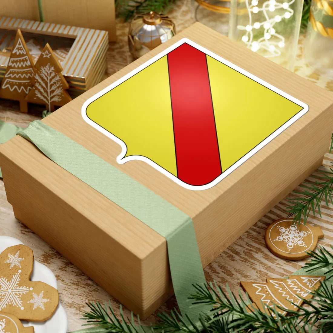 Blason Beloeil (Belgium) (Coat of Arms) STICKER Vinyl Kiss-Cut Decal - The Sticker Space