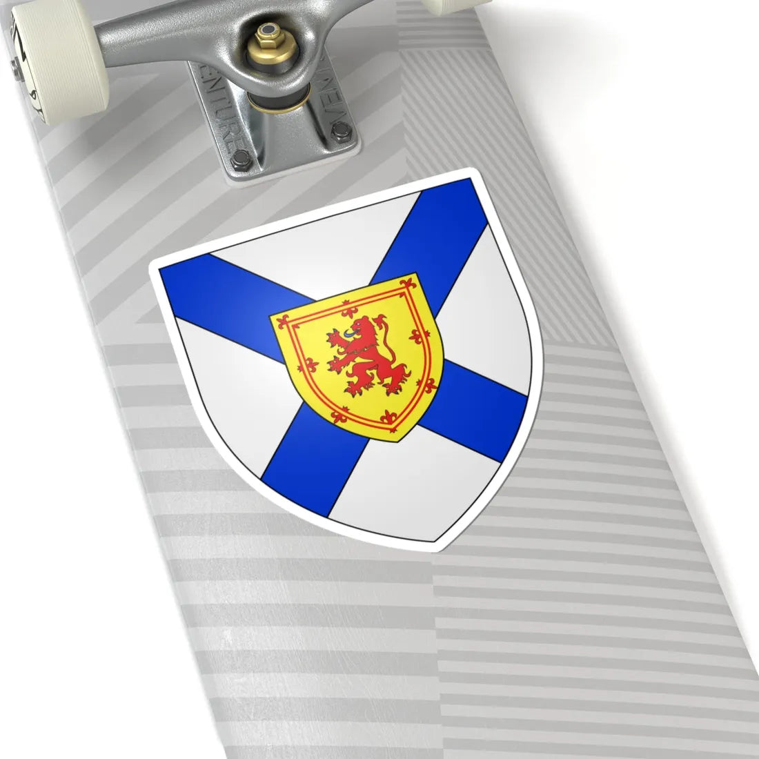 Blason province ca Nouvelle-Écosse (Canada) (Coat of Arms) STICKER Vinyl Kiss-Cut Decal - The Sticker Space