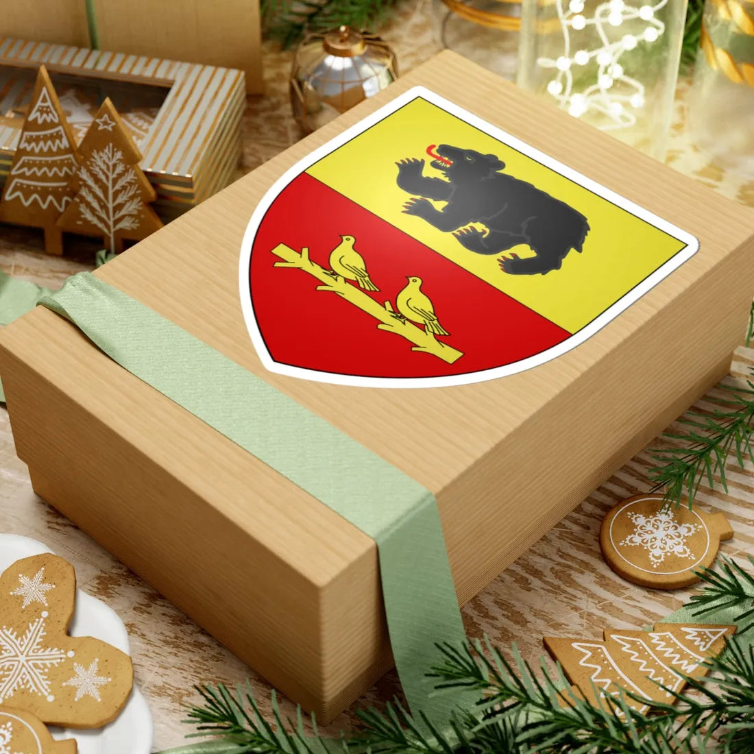 Blason ville ca Fortierville (Canada) (Coat of Arms) STICKER Vinyl Kiss-Cut Decal - The Sticker Space