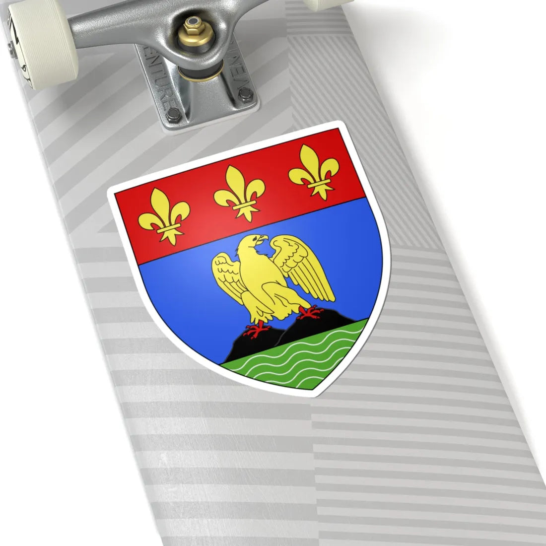 Blason ville ca La Malbaie Québec (Canada) (Coat of Arms) STICKER Vinyl Kiss-Cut Decal - The Sticker Space